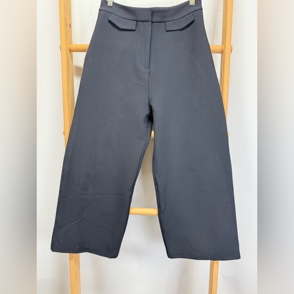 ACHRO Navy Wide Leg crop Pants size S. - Picture 4 of 11